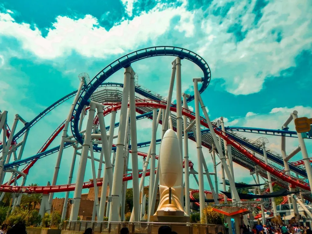 Battlestar Galactica roller coasters at Universal Studios Singapore