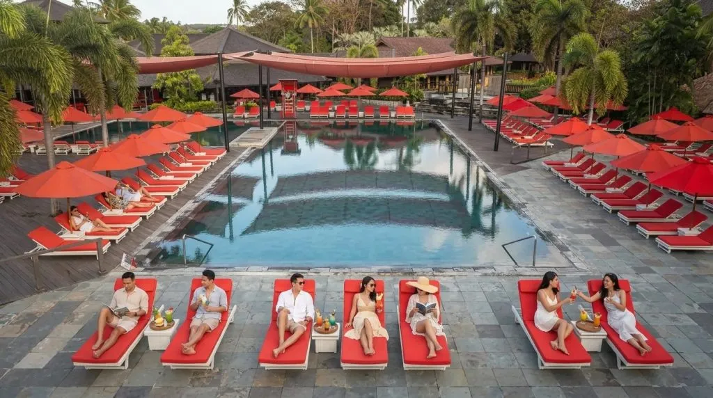 Main pool at Club Med Bali