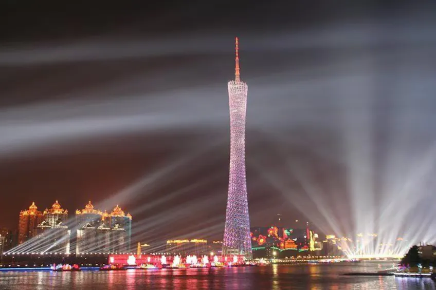 Pearl River night cruise in Guangzhou