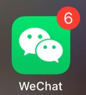 WeChat app screen
