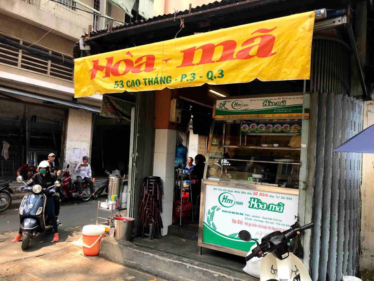 Highly recommended banh mi baguette breakfast in Ho Chin Minh